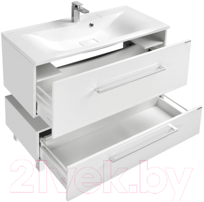 Тумба с умывальником Акватон Мадрид 100 М (1A1269K5MA010)