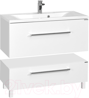 Тумба с умывальником Акватон Мадрид 100 М (1A1269K5MA010)