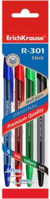 Набор шариковых ручек Erich Krause R-301 Original Stick / 46776 - фото