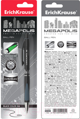 Ручка шариковая Erich Krause Megapolis Concept / 42560