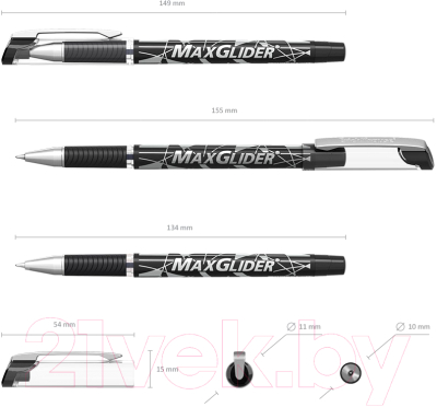 Ручка шариковая Erich Krause MaxGlider Ultra Glide Technology / 45214