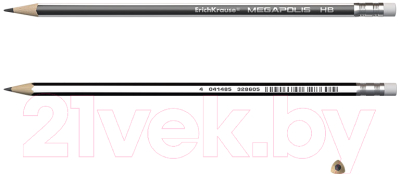 Набор простых карандашей Erich Krause Megapolis HB / 43581