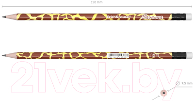 Простой карандаш Erich Krause Savanna HB / 45620