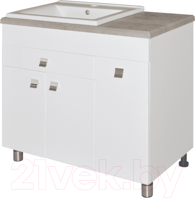 Тумба с умывальником Гамма 23о/кФ2-У 55 Атриа-9055 СТ85 - фото