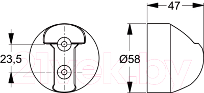 Душевой держатель Ideal Standard IdealRain B9467AA