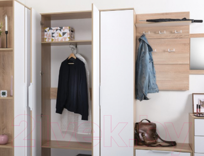 Шкаф Mobi Куба 13.137 (дуб сонома/белый премиум)