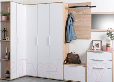 Шкаф Mobi Куба 13.137 (дуб сонома/белый премиум)