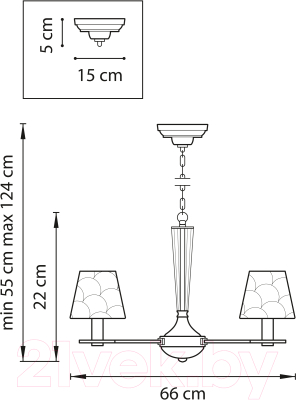 Люстра Lightstar Perla 707061