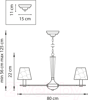 Люстра Lightstar Perla 707081