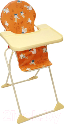 Стульчик для кормления GLOBEX Компакт 1401/06 (оранжевый) - фото