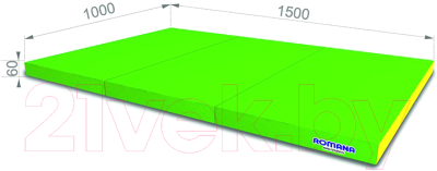 Гимнастический мат Romana 5.021.06