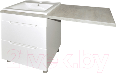 Тумба с умывальником Гамма Атриа-9055 СТ120 Р23о/Ф8-У 55 - фото