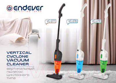 Вертикальный пылесос Endever SkyClean VC-277