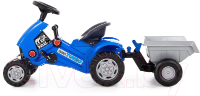 Каталка детская Полесье Turbo-2 Трактор с полуприцепом / 84651