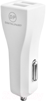 Зарядное устройство автомобильное Digitalpart CC-231 3.4A с кабелем Type-c - фото