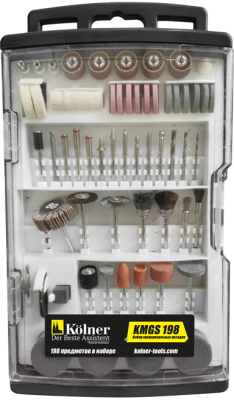 Набор насадок для гравера Kolner KMGS 198 - фото
