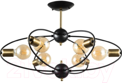 Люстра Arte Lamp Glasgow A1963PL-6BK - фото