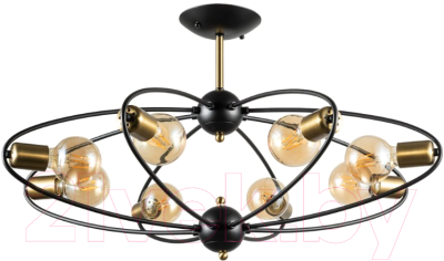 Люстра Arte Lamp Glasgow A1963PL-8BK - фото