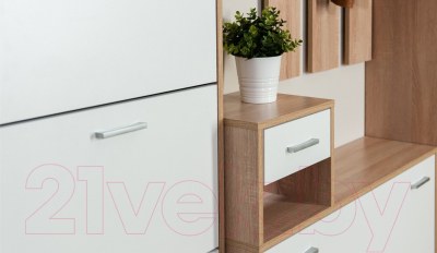 Секция в прихожую Империал Интер (дуб сонома/белый)