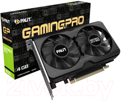 Видеокарта Palit GTX 1650 GP 4GB GDDR6 (NE6165001BG1-1175A)