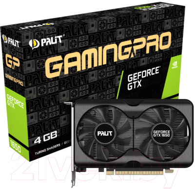 Видеокарта Palit GTX 1650 GP 4GB GDDR6 (NE6165001BG1-1175A)