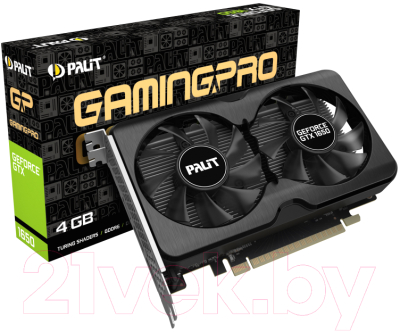 Видеокарта Palit GTX 1650 GP OC 4GB GDDR6 (NE61650S1BG1-1175A)