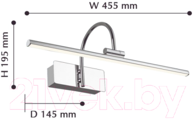 Подсветка для картин и зеркал FAVOURITE Strenuus 2431-1W