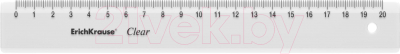 Линейка Erich Krause Clear / 49498 - фото