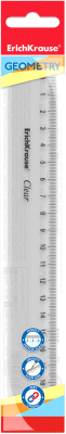 Линейка Erich Krause Clear / 49498