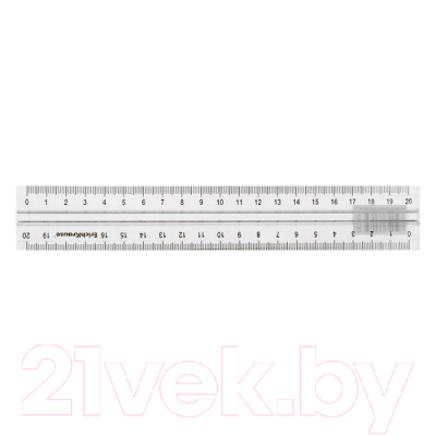 Линейка Erich Krause Clear / 49530 - фото