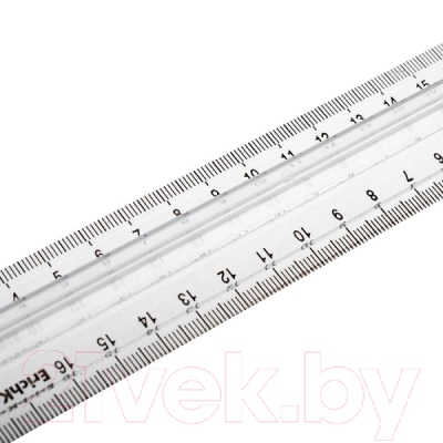 Линейка Erich Krause Clear / 49530