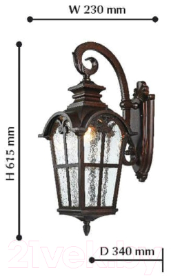 Бра уличное FAVOURITE Bristol 2036-1W