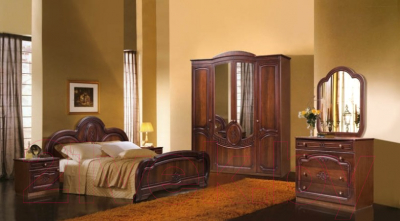 Прикроватная тумба ФорестДекоГрупп Щара правая (орех)