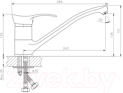 Смеситель Gran-Stone GS 101