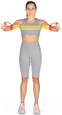 Эспандер Indigo Плечевой Latex Light SM-073