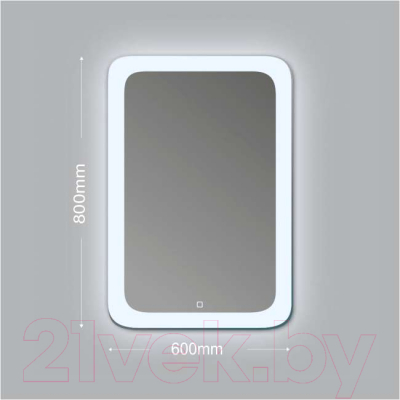 Зеркало Алмаз-Люкс ЗП-27 (80x60)