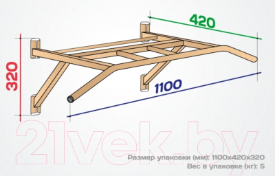 Турник Spektr Sport Классик 3