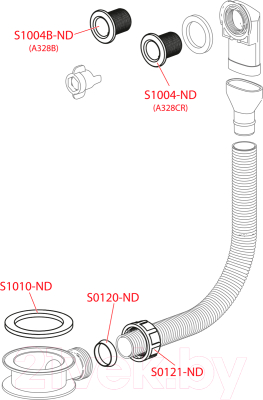 Сифон Alcadrain A328B