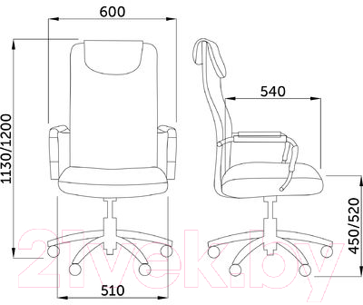 Кресло офисное AksHome Germes