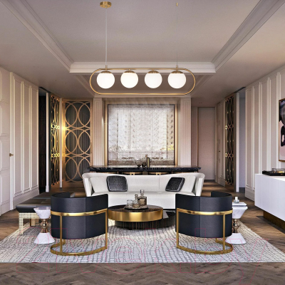 Люстра Евросвет 50089/4 (золото)