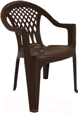 Стул пластиковый БИМАпласт Коричневый - фото