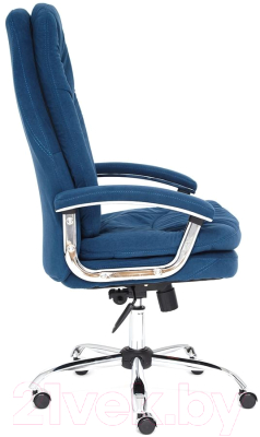 Кресло офисное Tetchair Softy Lux флок (синий)