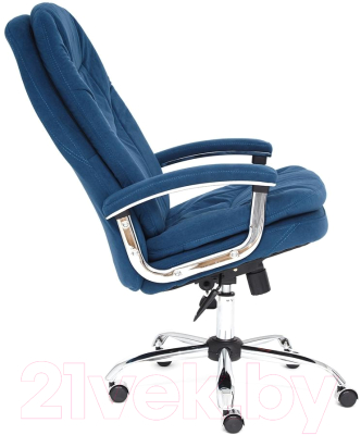 Кресло офисное Tetchair Softy Lux флок (синий)
