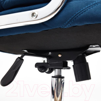 Кресло офисное Tetchair Softy Lux флок (синий)