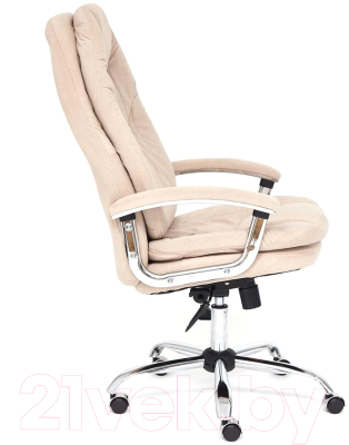 Кресло офисное Tetchair Softy Lux флок (бежевый)