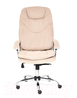 Кресло офисное Tetchair Softy Lux флок (бежевый)