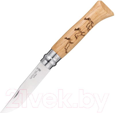 Нож складной Opinel №8 VRI Animalia Deer олень / 1620 - фото