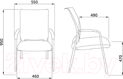Стул офисный AksHome Marcus