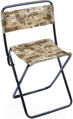 Стул складной Ника Походный со спинкой / ПС2 - фото