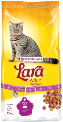 Сухой корм для кошек LARA Adult Sterilized с курицей / 440999 - фото